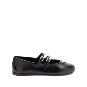 Prada Black Mary Jane Flats